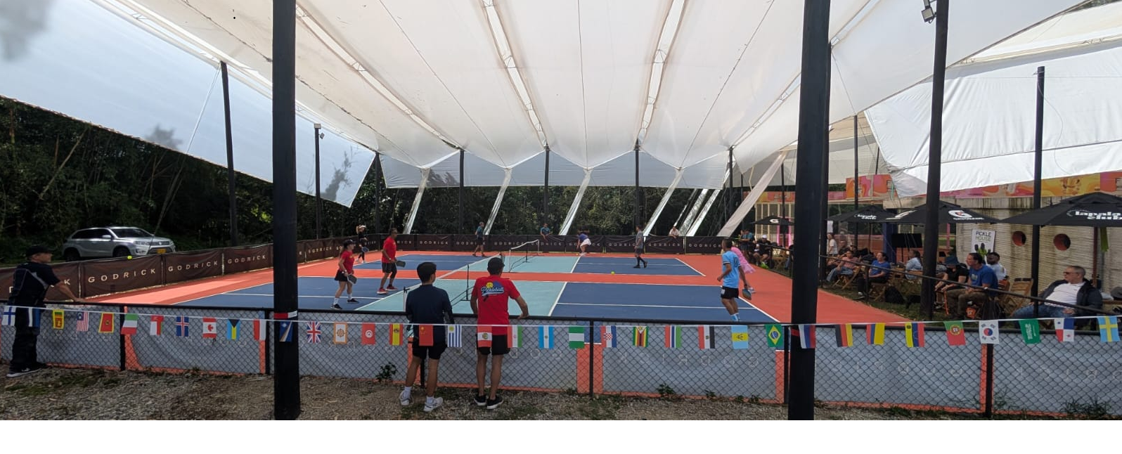 Pickleball court at Lapala Club in Medellin, Colombia