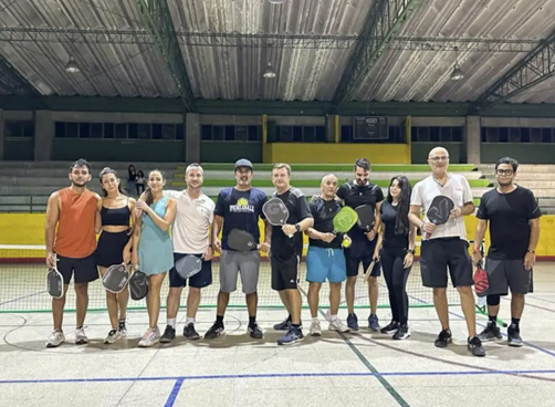 Pickleball court at Paisa Pickleball Medellín in Medellin, Colombia